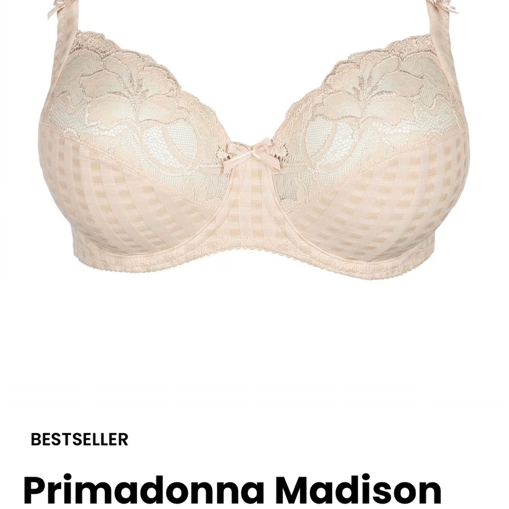 NWOT Prima Donna Madison Lace Bra in Cream 34D